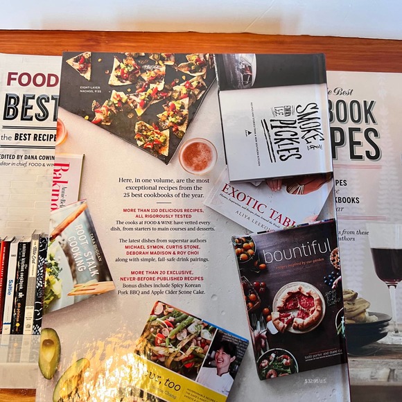 Food & Wine Best Of The Best Book Lot 7 Hardcover Cooking Recipe Kitchen - Picture 5 of 8